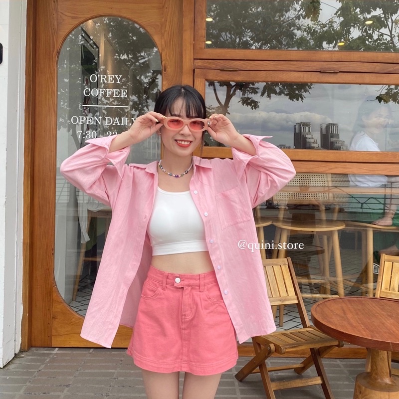 Quini.made - Áo Sơ Mi Form Rộng Chất Đũi Linen - Linen Basic Shirt - QUINI STORE
