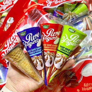 Bánh ốc quế nhân socola hiệu risen 14 ốc quế