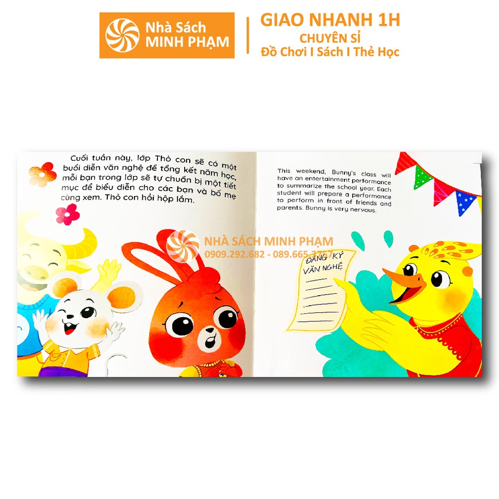 Sách - Truyện Giao Tiếp Cùng Con Khôn Lớn Song Ngữ 10 Quyển Cho Bé