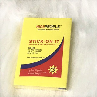 Giấy note vàng (giấy ghi chú) note 3x2 100 tờ/tập