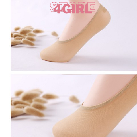 Tất Vớ Trơn Không Cổ - Tất hài cho nữ, vớ mang giày búp bê không cổ, vớ nữ đi giày lười, vớ mỏng mang giày búp bê trơn