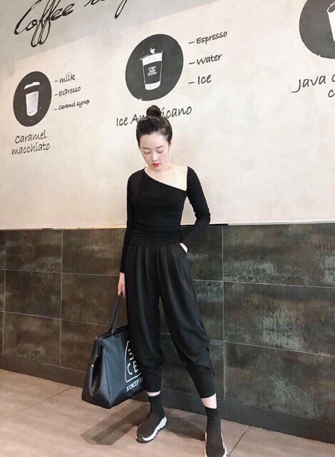 Quần bom dúm unisex hàng Quảng Châu