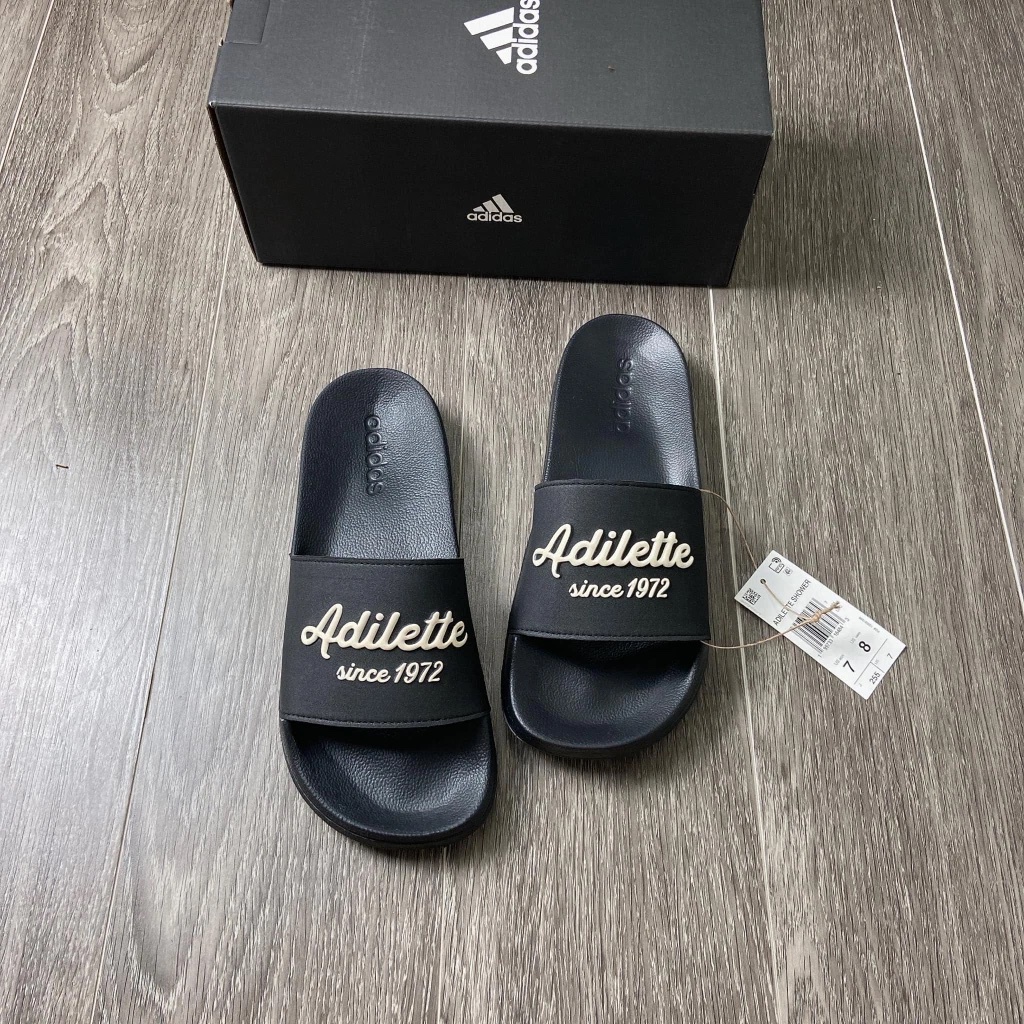 DÉP ADIDAS SHOWER RETRO 1972 *ĐEN* - Code: GW8747