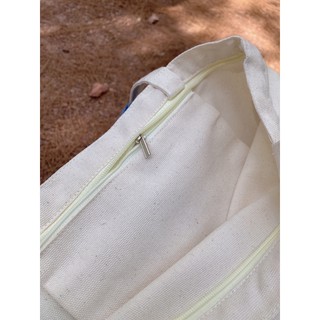 Túi Tote Canvas  Bò sữa ( có dây kéo + ngăn trong)(ảnh Gạo chụp)