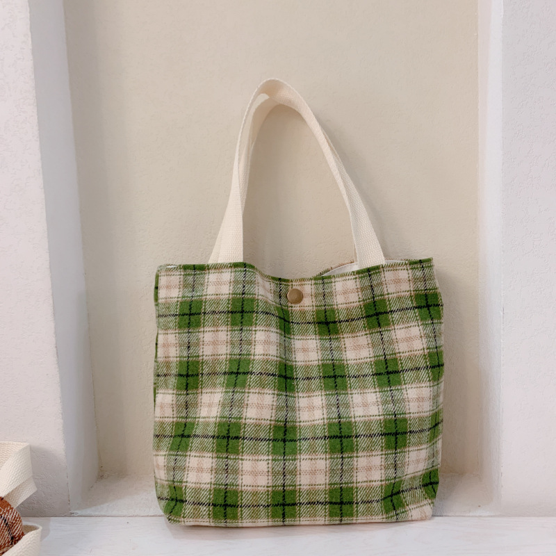 Video Inside Túi Tote Mini Bằng Vải Len Nhỏ Gọn Dễ Thương Phong Cách Hàn Quốc Cho Nữ Sinh