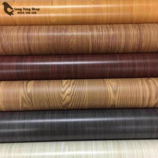 [ CHỌN MÀU ] Giấy dán tường có keo - decal dán tường vân gỗ