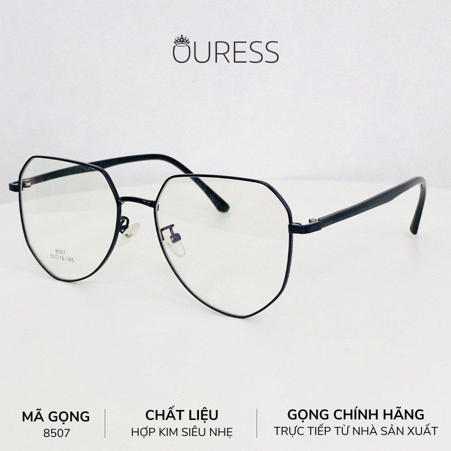 Gọng kính Ovan Hợp Kim Ouress 8507 Siêu Bền Dễ Thương