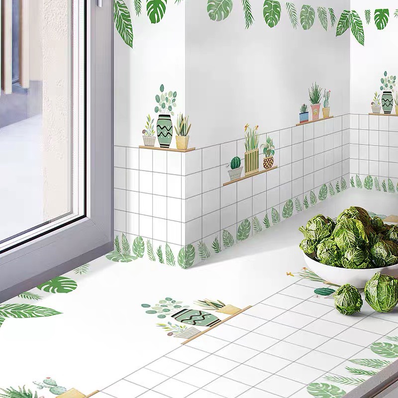 Giấy dán tường bếp chống dầu mỡ miếng decal dán bếp tráng nhôm cách nhiệt khổ 2.5M - Decor Nhà Xinh