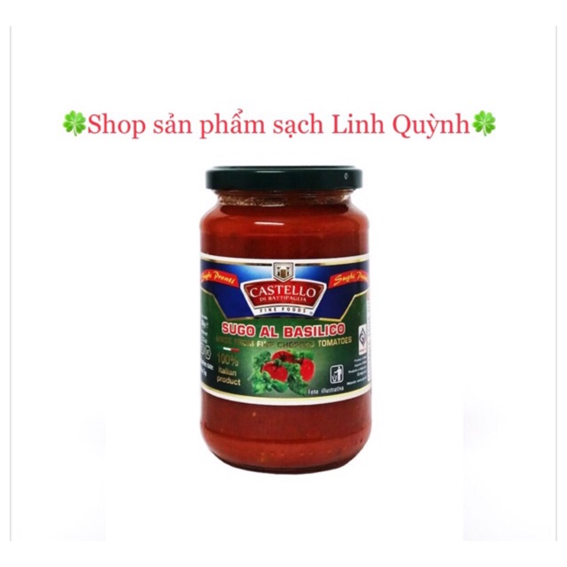 Sốt mỳ ý Basil 350g - Nhập khẩu Ý