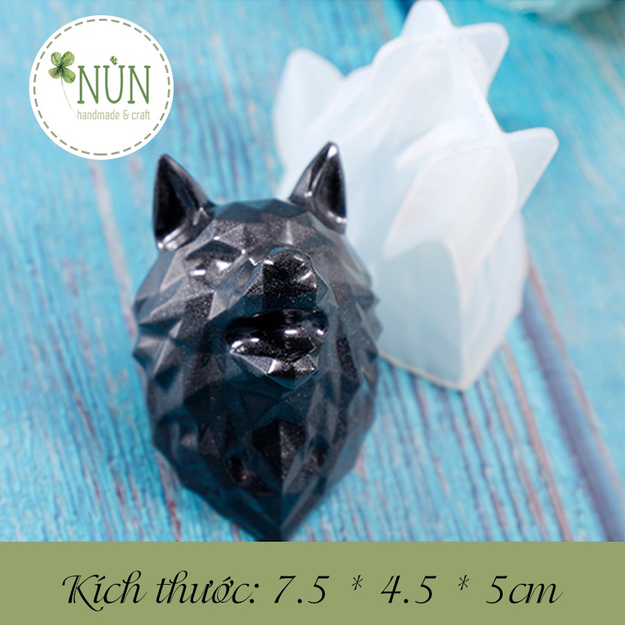 Khuôn Silicon Mẫu 3D Hình Con Thú Làm Handmade