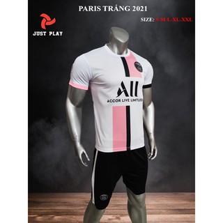 Áo-Bóng-Đá-Paris-Saint-German-Trắng-Mới-2021