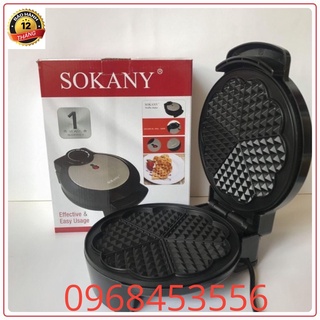 🥞Máy làm bánh kẹp, bánh tổ ong, bánh waffle SOKANY