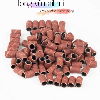 Sét 100 chiếc đầu mài giấy nhám nail