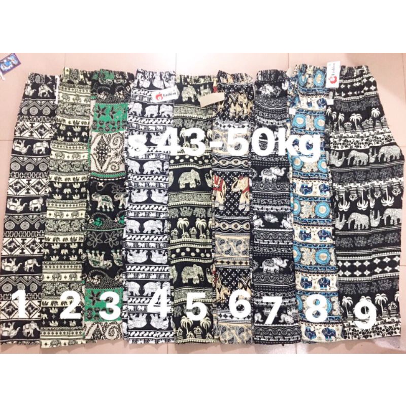 quần lanh thổ Cẩm bo gấu và suông size 40-50 kg ( có túi )