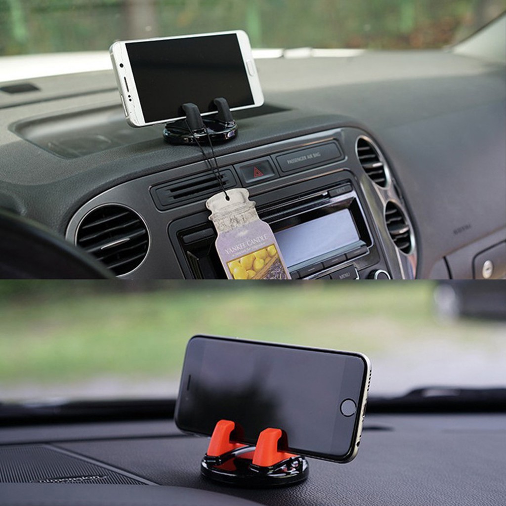 Giá đỡ điện thoại xoay 360 độ chống trượt gắn xe hơi