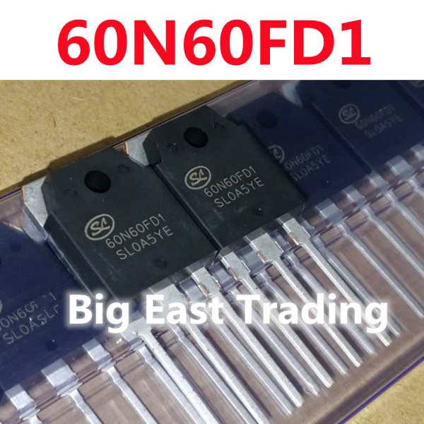 4 2 chiếc 60N60FD1 TO-3P SGT60N60FD1PN TO3P 60N60 60A 600V IGBT cho máy hàn mới betterway