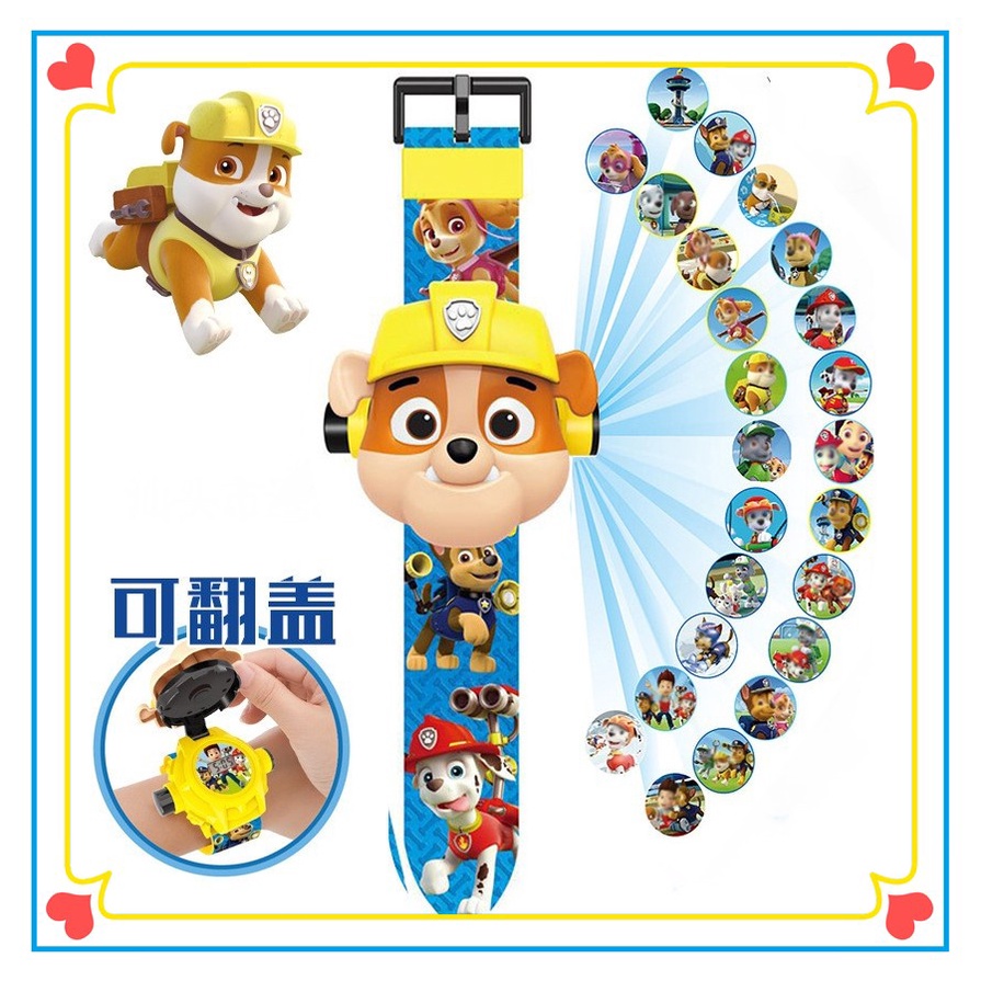 MARSHALL Đồng Hồ Chiếu Hình Paw Patrol Đáng Yêu