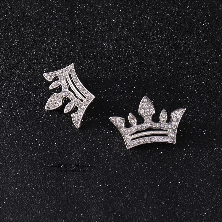 Ghim cài áo Vest Nam Lapel Pin Vest nam thời trang hình vương miện đính hạt đá GH-220 {Phụ kiện Vest Nam - AdamZone}