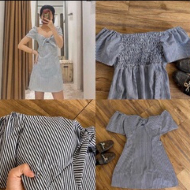 Đầm tay phồng .