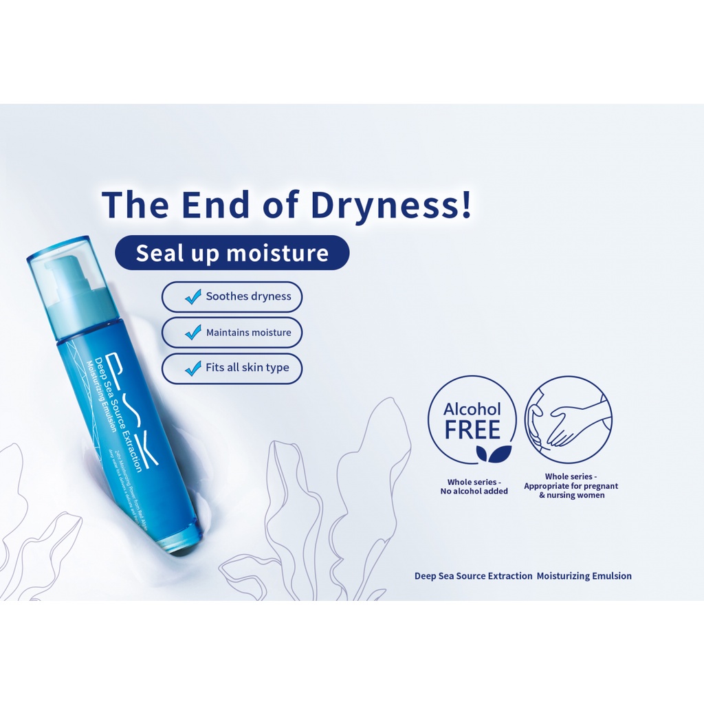 Sữa dưỡng ẩm da chiết xuất từ nước biển sâu PSK Deep Sea Source Extraction Moisturizing Emulsion 80ml