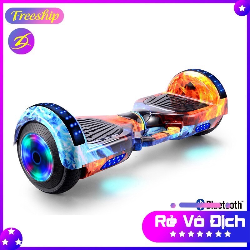 🔮Xe Cân Bằng Điện 6.5 Inch Cũ 🔮[FREESHIP] Smart Balance Wheel 🍄 Kết nối Bluetooth 🎁[ Tặng kèm sạc pin và đồ bảo hộ]🎁