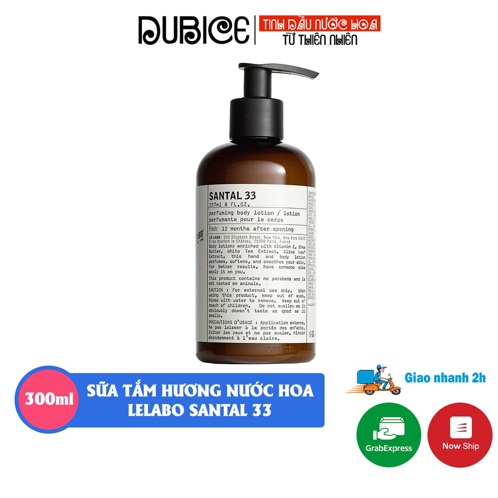 Sữa tắm hương nước hoa Lelabo Santal 33 300ml