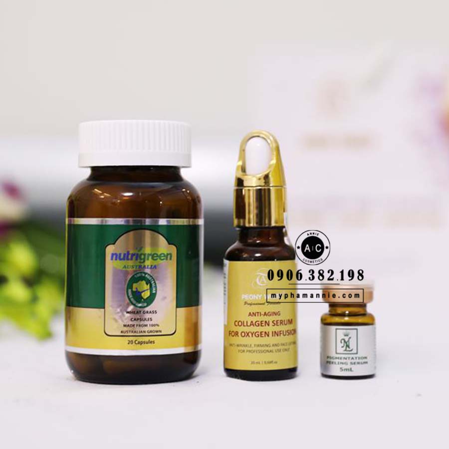 Mầm kép 5 trong 1 ❤❤ Mầm kép 5 in 1 thải độc Nutrigreen Peony White