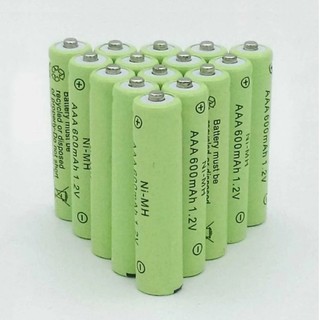 Bộ 12 Pin sạc Ni-Mh AAA 600mAh 1.2V,pin tiểu nhỏ,pin đũa