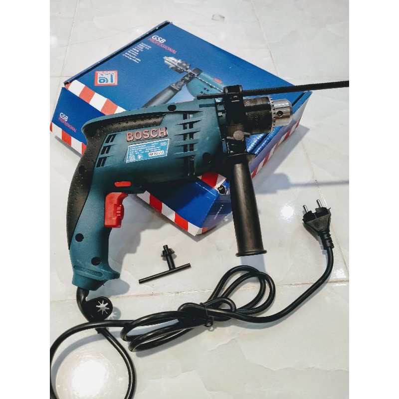 Máy Khoan Tường- Khoan Sắt- Khoan Gỗ Cầm Tay BOSCH 13 RE 100% Lõi Đồng 600W