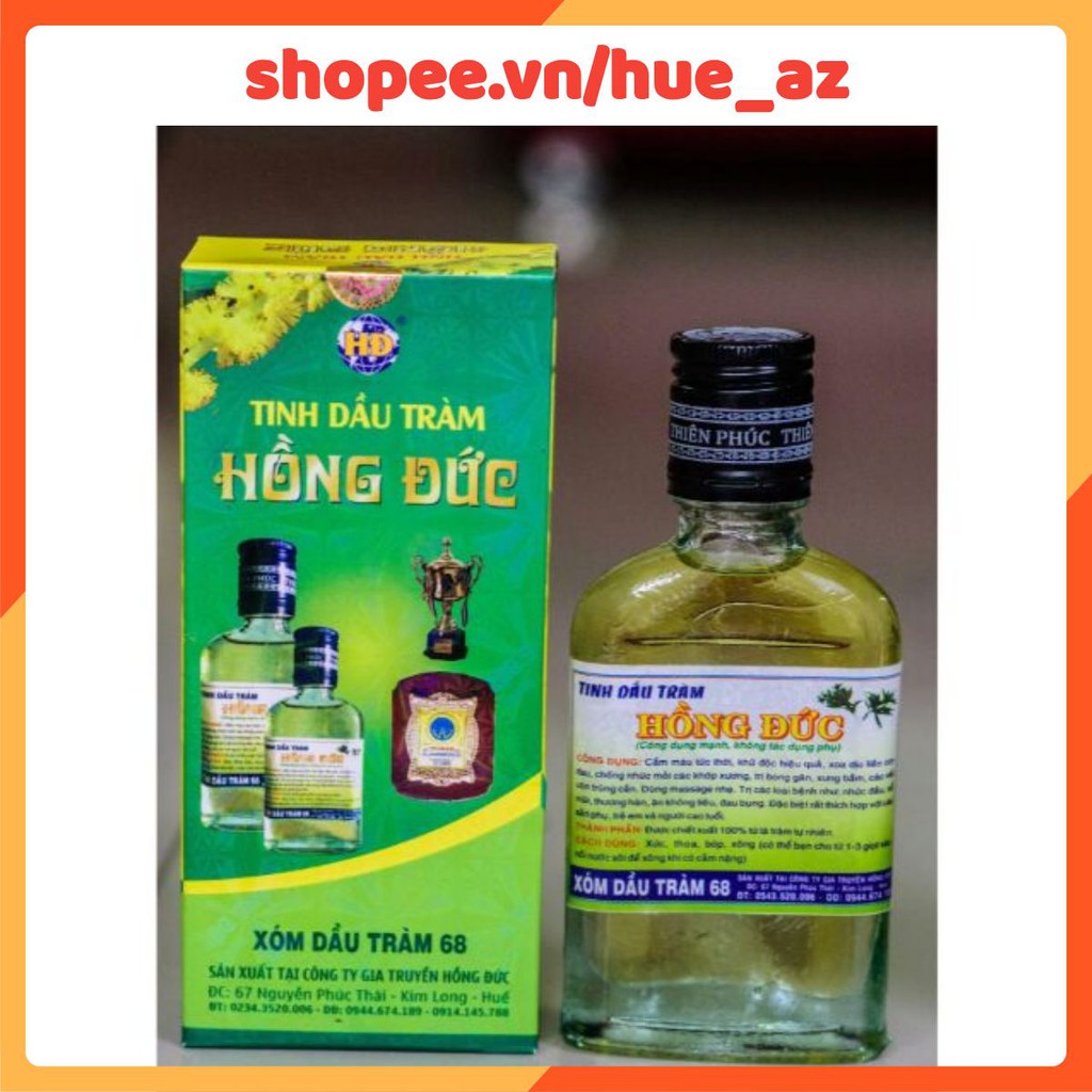 Tinh dầu tràm Hồng Đức 100ml - chống muỗi đốt, chống sốt xuất huyết