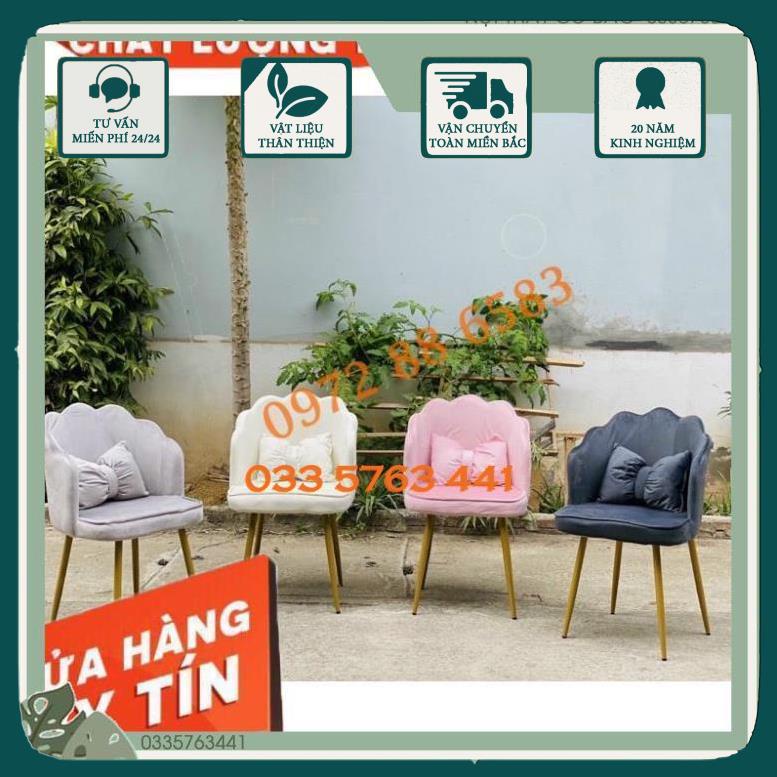 GIÁ GỐC - Ghế hoa sen trang điểm bàn phấn kiểu dáng công chúa