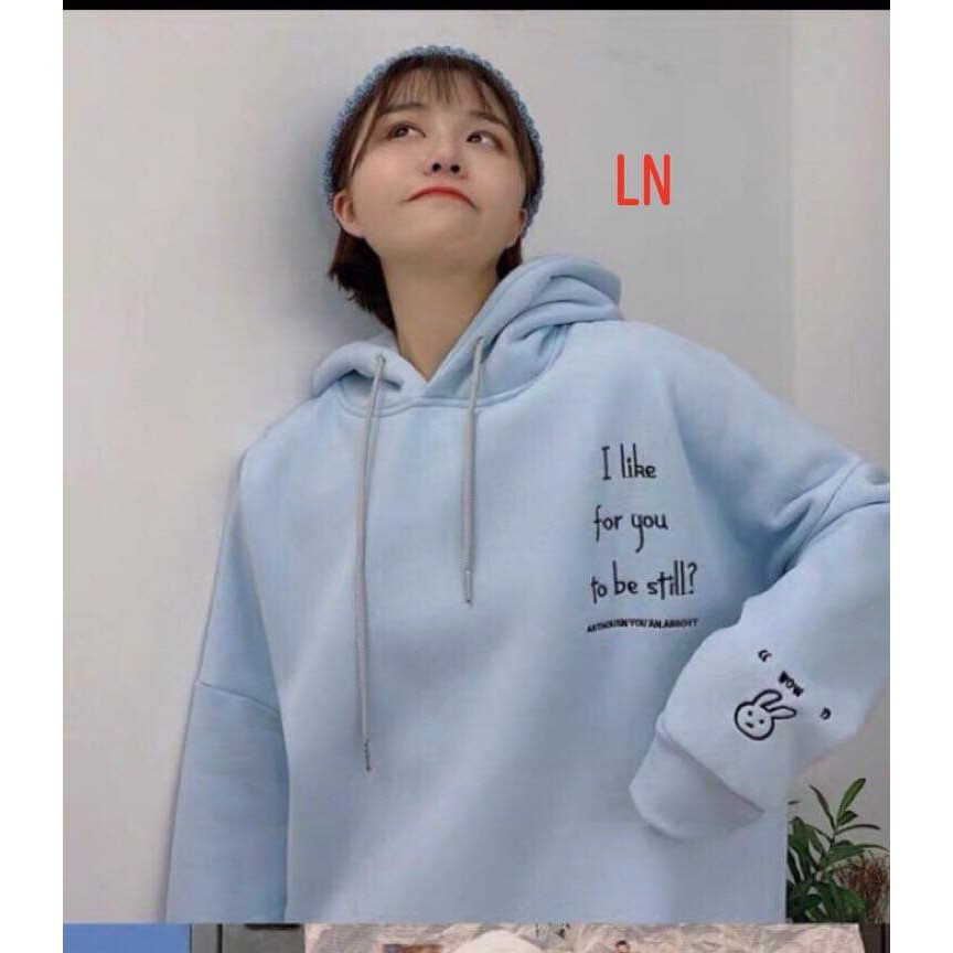 [FREESHIP ĐƠN TỪ 50K] Áo hoodie tay in thỏ LNG1119