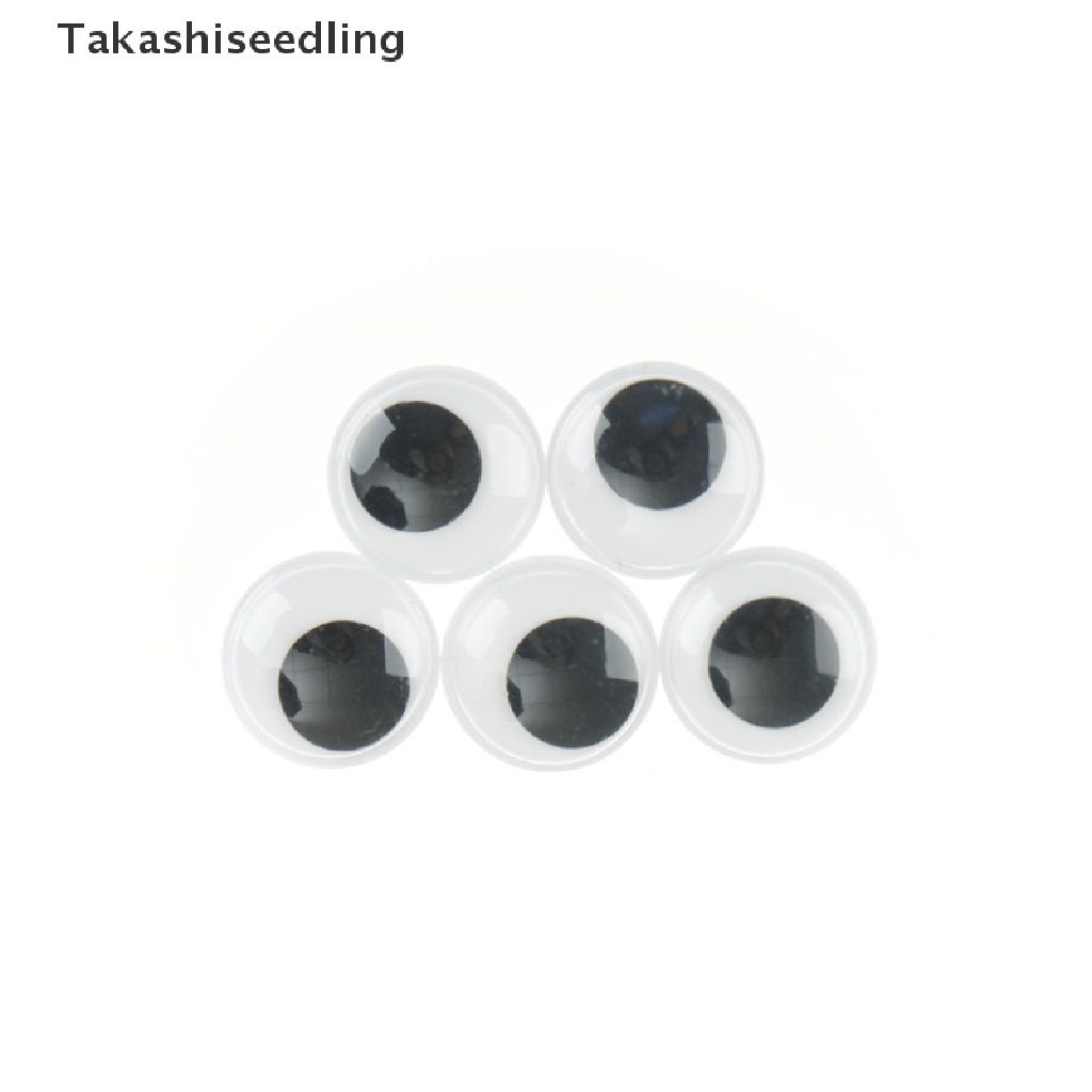 [Hàng mới về] Set 100 mắt giả bằng nhựa tự dính cho búp bê 6-15mm