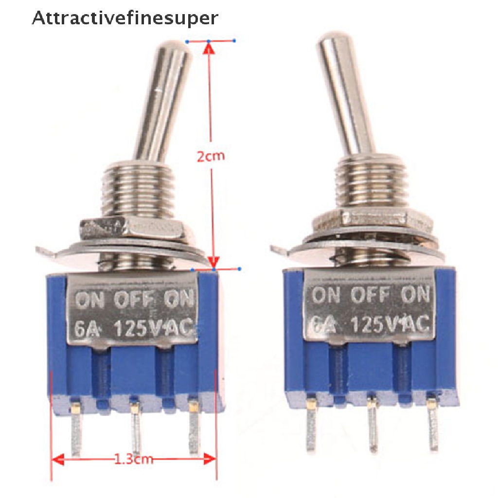 Set 5 Nút Bật / Tắt 3 / 6 Pin 2 / 3 Vị Trí MTS-102 / 103 / 202 / 203.