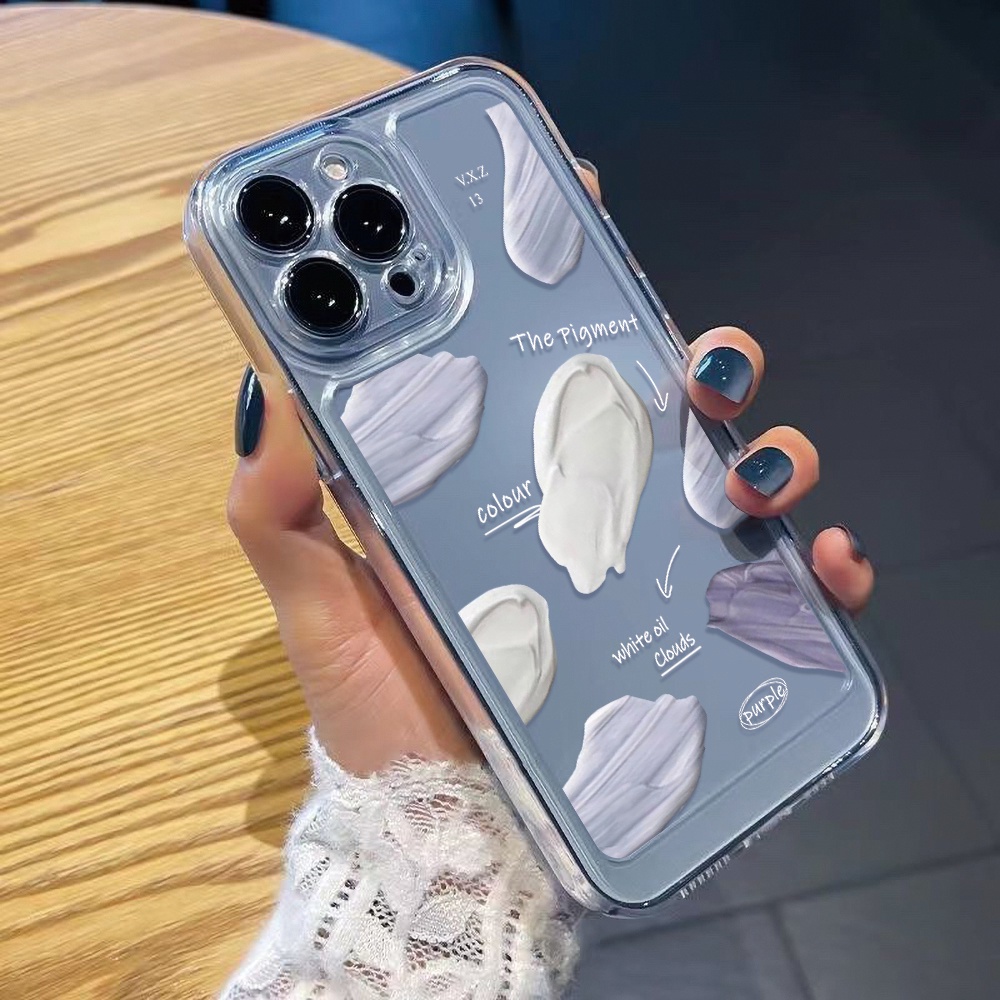 Ốp Điện Thoại Trong Suốt Hình Lá Cho iphone 11 13 7 8 Plus 12 13Pro Max X XS Max 7 8 SE 2020