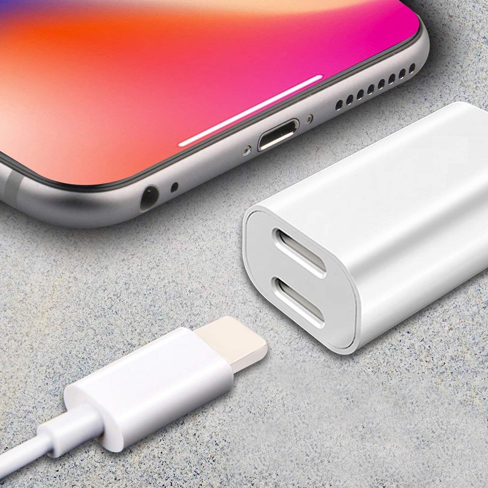 Đầu Chia Cổng Sạc Và Tai Nghe 2 Trong 1 Tiện Dụng Cho ip