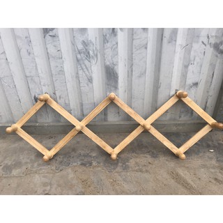 Móc áo gỗ 10 núm loại lớn phi 28