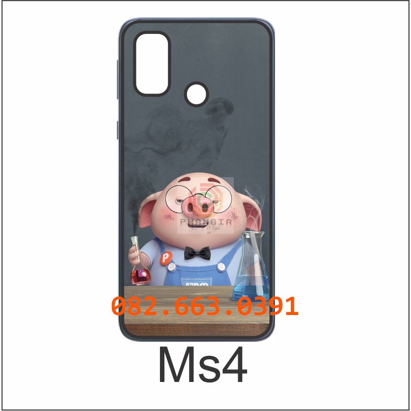 Ốp lưng Vsmart Joy 4 dẻo in hình list chú heo dễ thương siêu đẹp