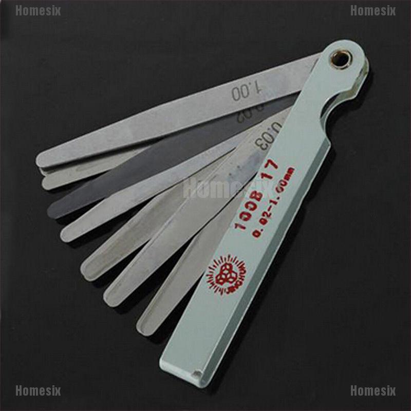 [zHMSI] Useful Metric Feeler Gauge Gap Filler Thickness Measurement Tool 17 tools Hot TYU