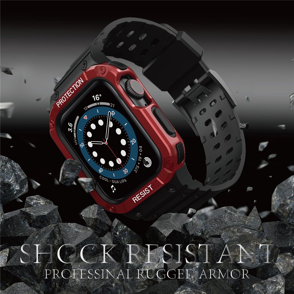 Dây Silicone Có Khung Cho Đồng Hồ Thông Minh oiWatch Series 7/6/SE/5/4/3 / 45mm 41mm 44mm 42mm 40mm 38mm