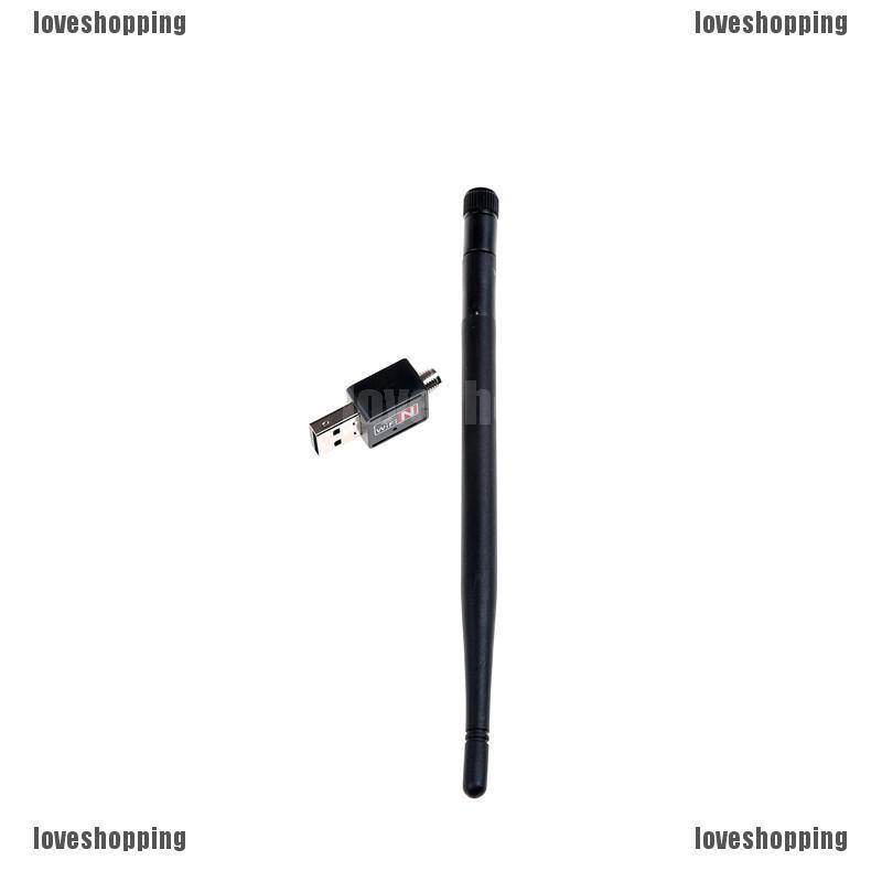 LOVE Bộ Ăng Ten Thu Sóng Wifi Băng Tần Kép 2.4 / 5Ghz 600Mbps Có Đầu Cắm Usb | BigBuy360 - bigbuy360.vn