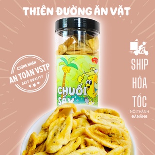 Chuối sấy khô không đường chuối sấy Đà lạt 450g