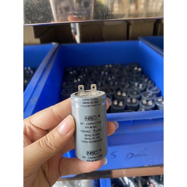 Tụ dầu Hàn Quốc ⚡️ 𝐅𝐑𝐄𝐄 𝐒𝐇𝐈𝐏 ⚡️ cho quạt bàn ,quạt trần - Mẫu mới 2022 - BH 2 năm -1 đổi 1 30 ngày !