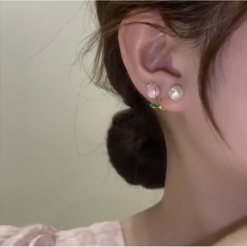 Mới Khuyên Tai Bạc 925 Hình Bông Hoa Thời Trang Dành Cho Nữ