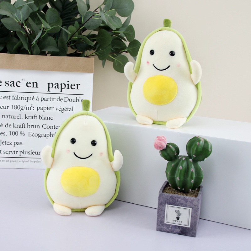 Gấu bông nhỏ quả bơ trứng TINA gối ôm mini siêu đáng yêu quà tặng cho bé size 20cm