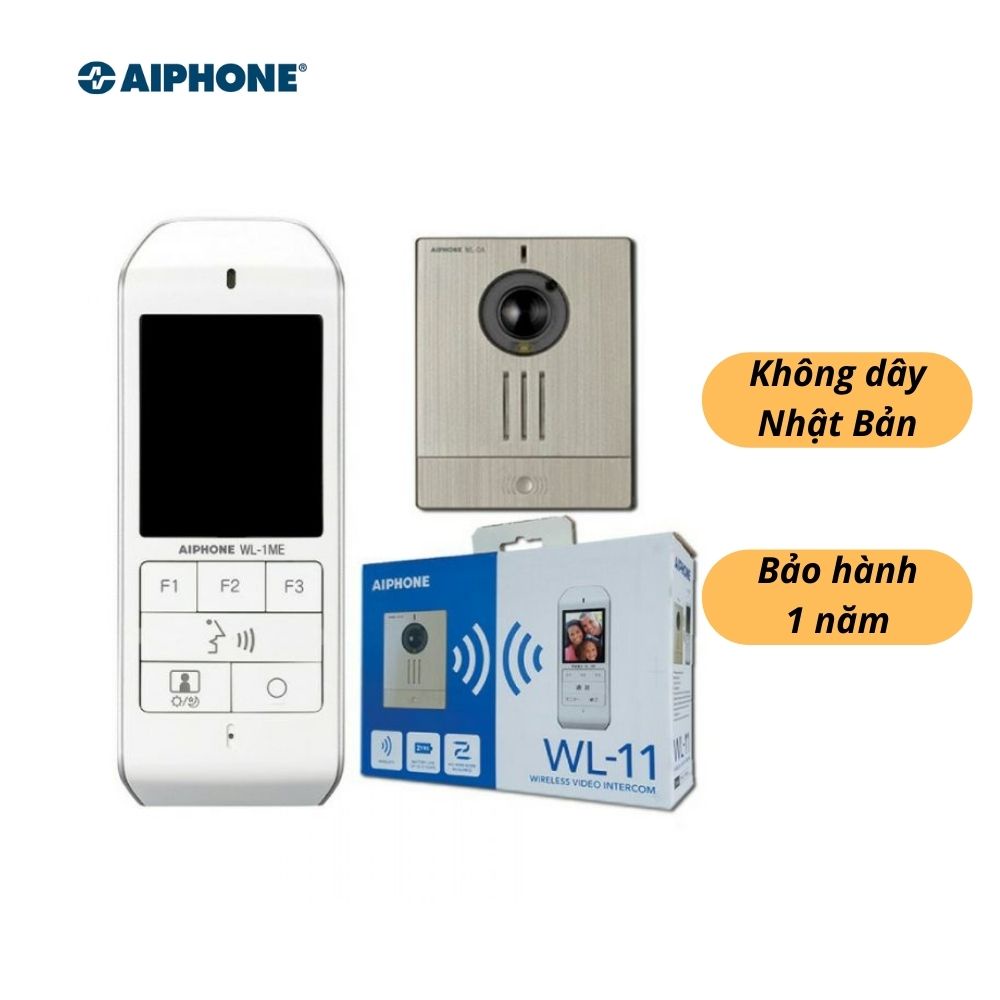 Chuông Cửa Có Hình Không Dây Nhật Bản AIPHONE WL-11