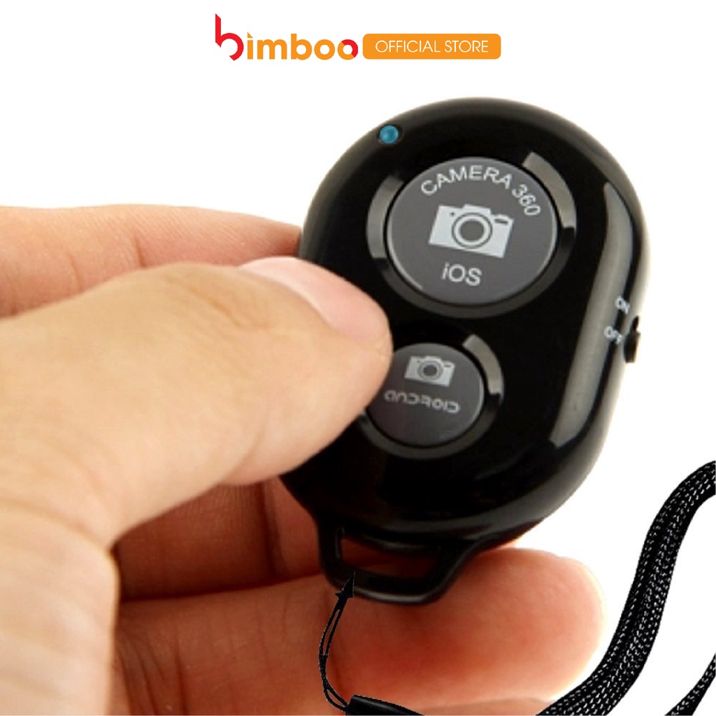 Remote Bluetooth Chính Hãng Bimboo Chụp Ảnh, Điều Khiển Chụp Ảnh Từ Xa, Livestream