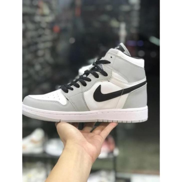 Giày sneaker jordan AF1 cao cấp full bill box, giày thể thao nam nữ JD đẹp cổ cao màu xám giá rẻ phối đồ cực chất M22 | BigBuy360 - bigbuy360.vn