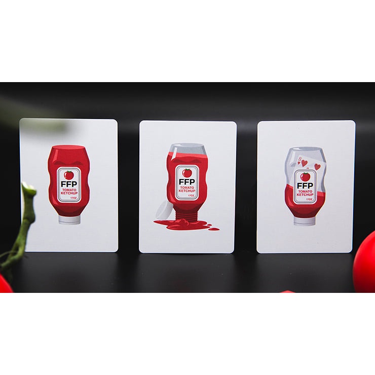 Bài tây chính hãng USA : Ketchup Playing Cards by Fast Food Playing Cards