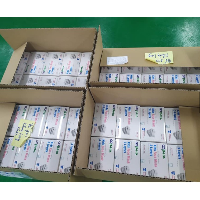 Khẩu Trang trẻ em 3 lớp kháng khuẩn - hộp 50 cái | BigBuy360 - bigbuy360.vn